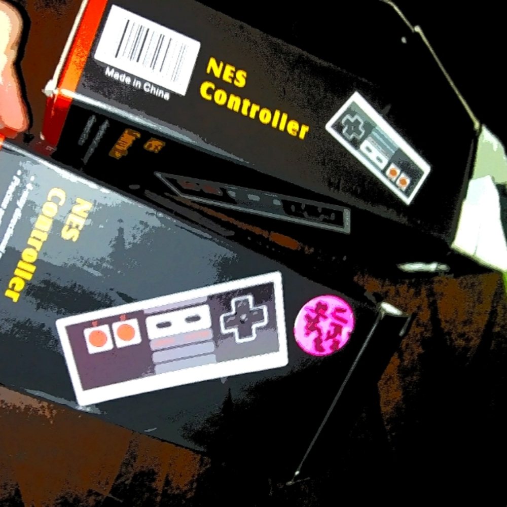 Two Nintendo NES controllers! Brand new